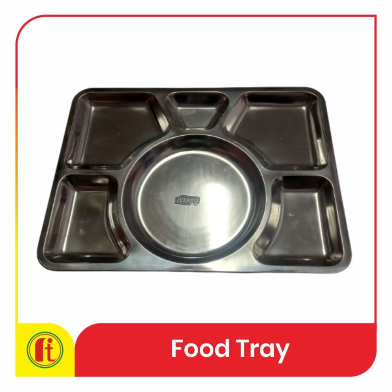 Food Tray Stainless 6 Sekat