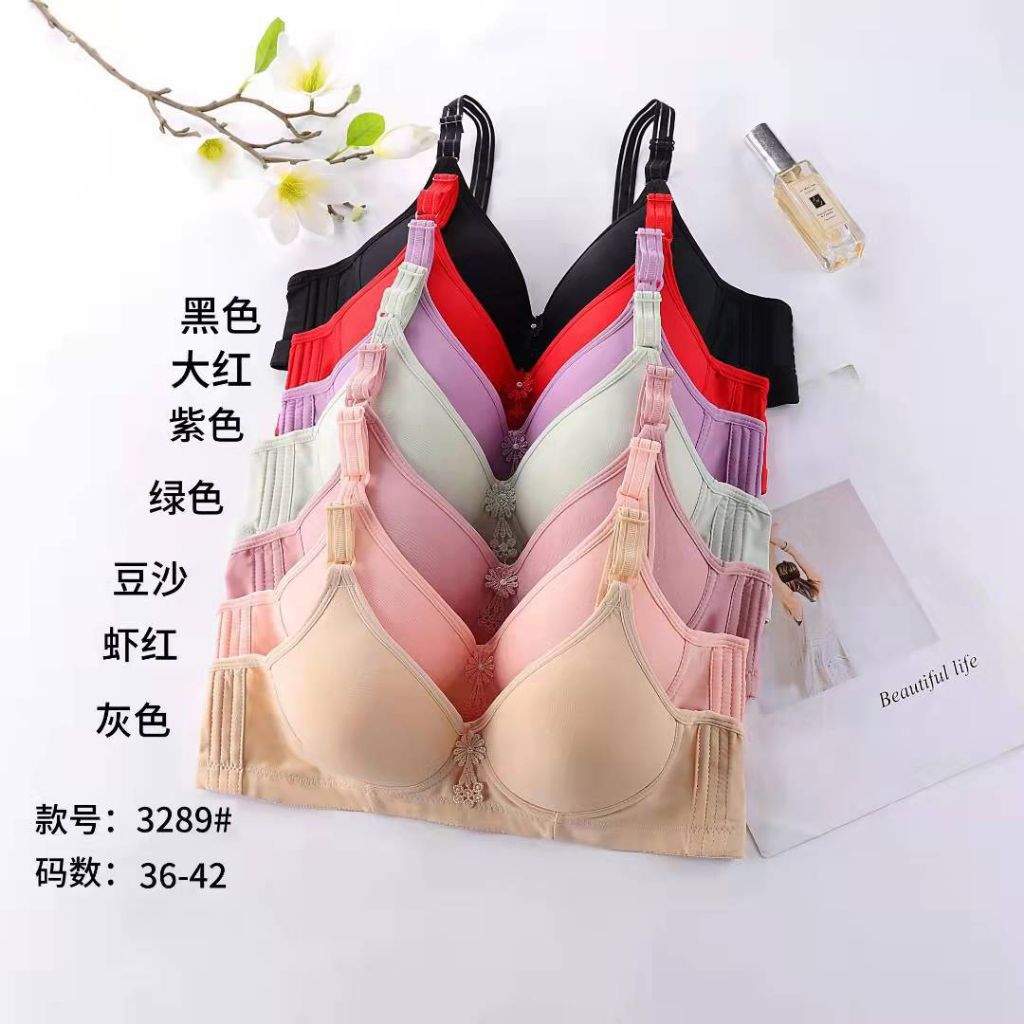 PROMOO Bra Remaja kekinian || BH wanita tanpa kawat isi 3 pcs