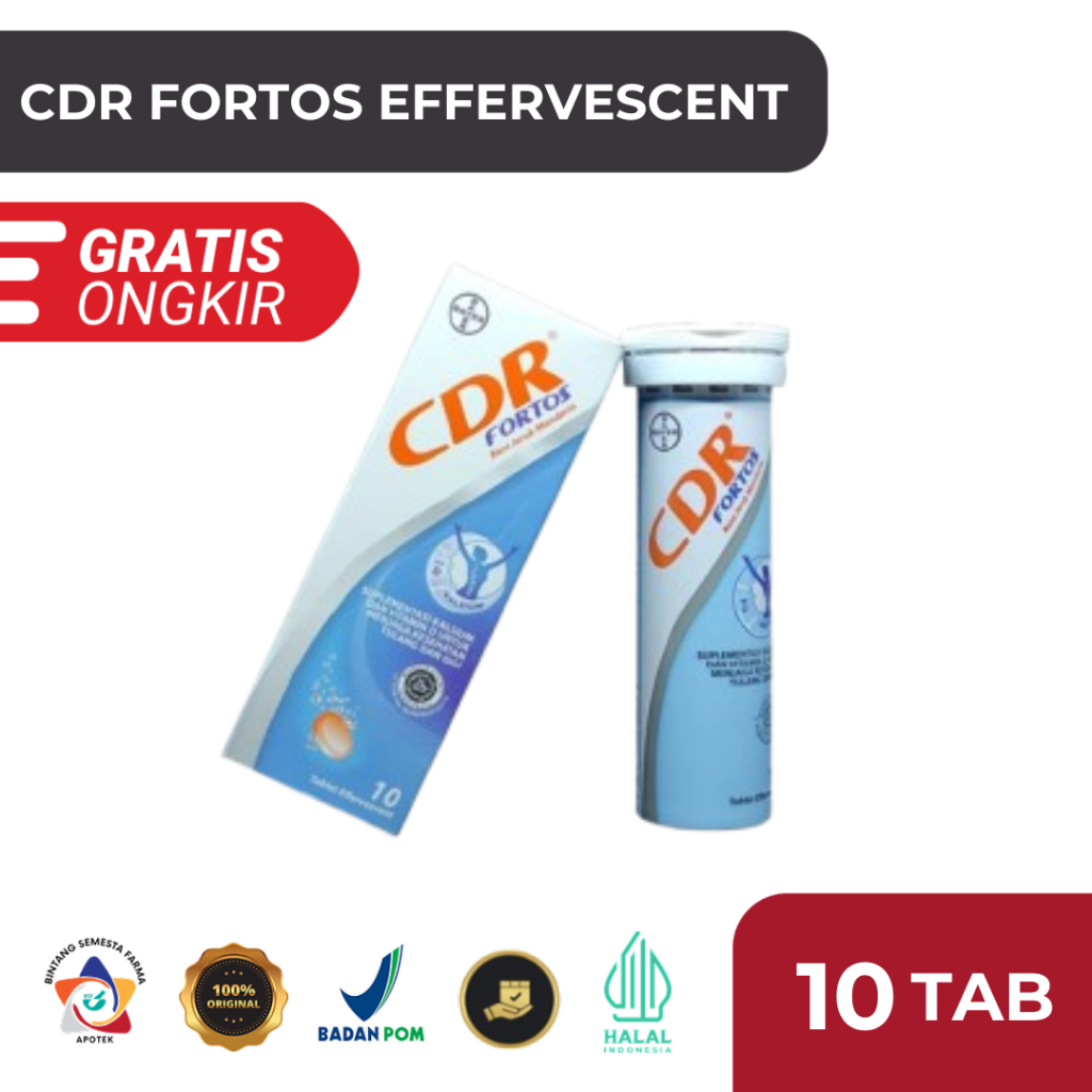 CDR FORTOS EFFERVESCENT KALSIUM TULANG