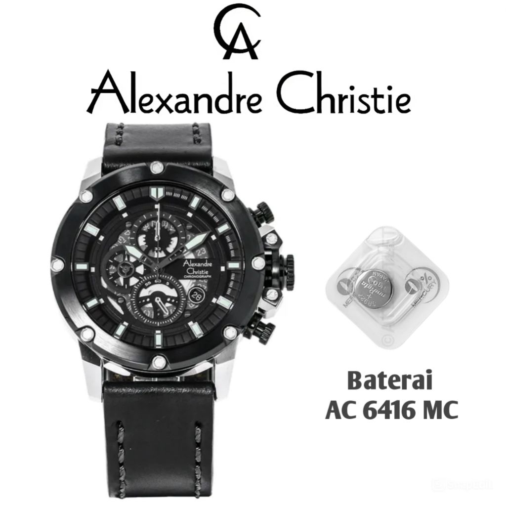 Baterai Original untuk Jam Tangan Alexandre Christie Type AC 6416 MC