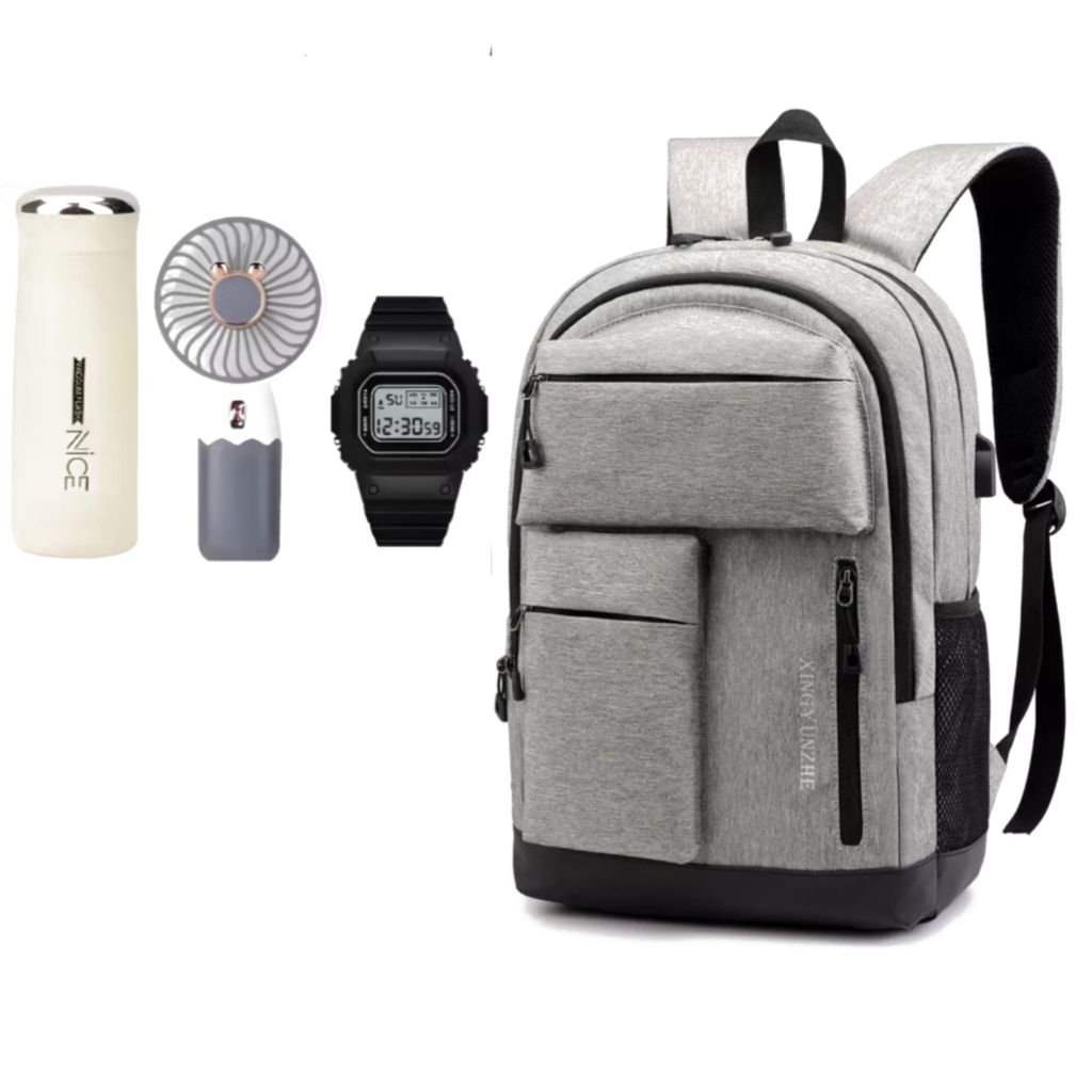 Tas Sekolah Laki Laki Polos Tas Ransel Anak Sekolah Sd Smp