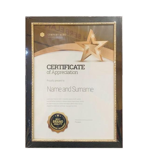 A4 Denver Bingkai Foto Sertifikat