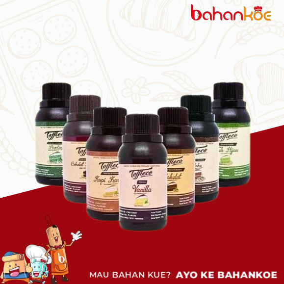 TOFFIECO PASTA PERISA MAKANAN 100GR ANEKA RASA VANILLA MOKA COKLAT PANDAN ORIGINAL (ALL VARIAN)