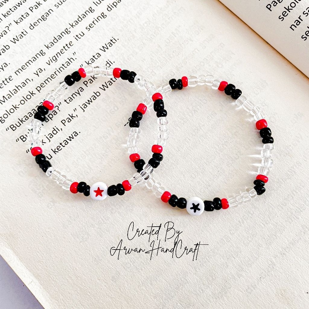 Gelang Couple Bintang // Gelang Manik Manik Couple Bintang