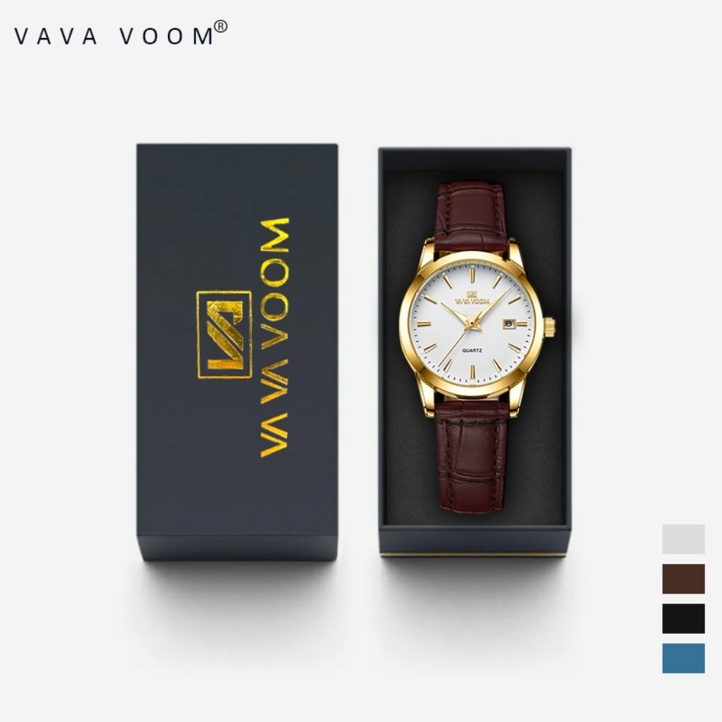 JAM TANGAN WANITA ANTI AIR JAM TANGAN VAVA VOOM ELEGAN BRANDED