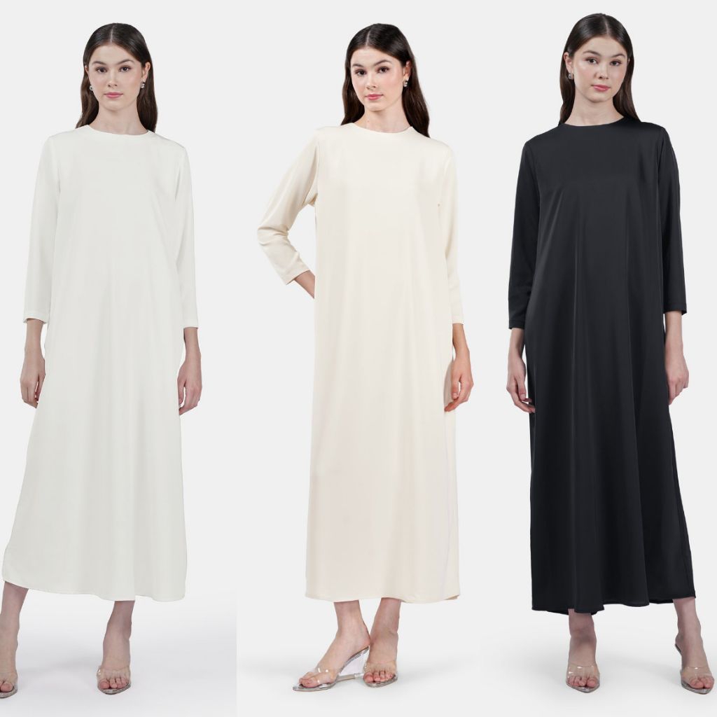 Benang Jarum Basic Maxi Dress New