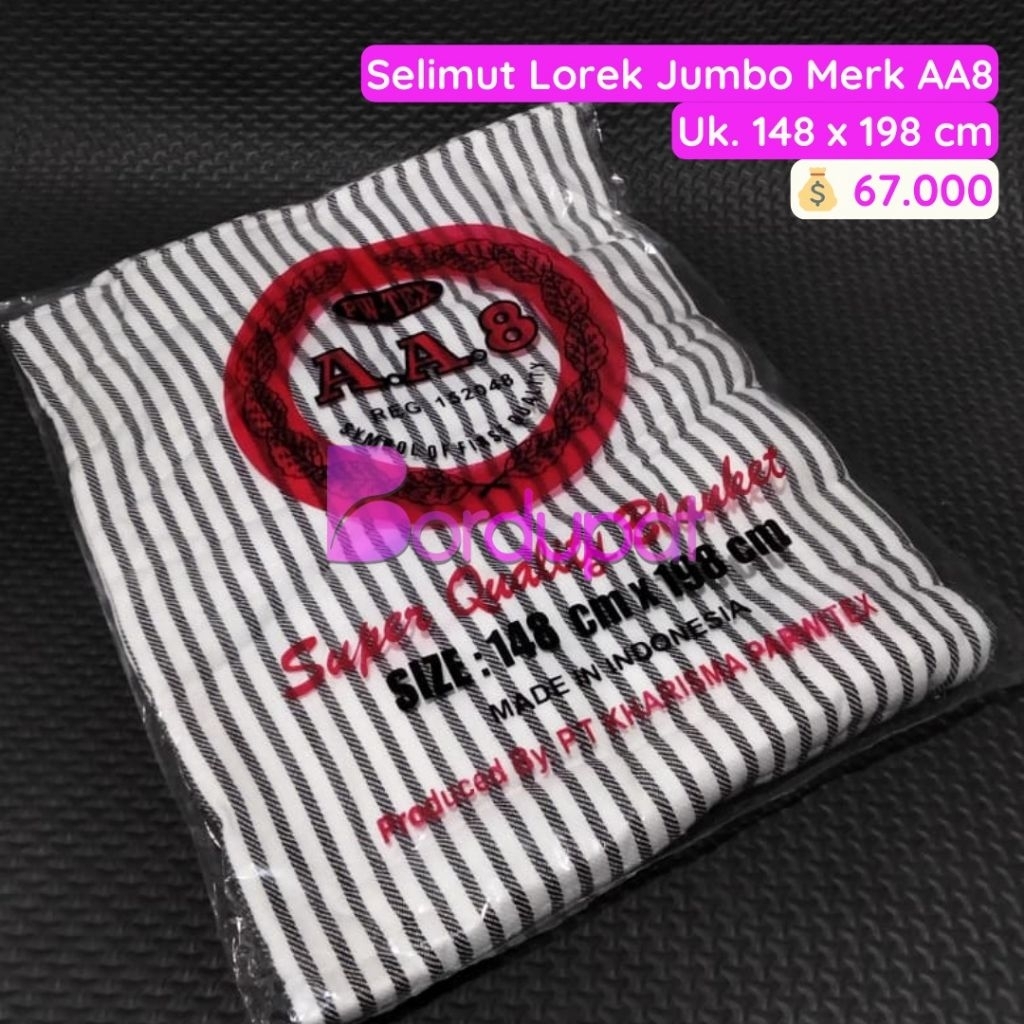 Selimut Garis/Selimut Tidur/Selimut Salur AA8