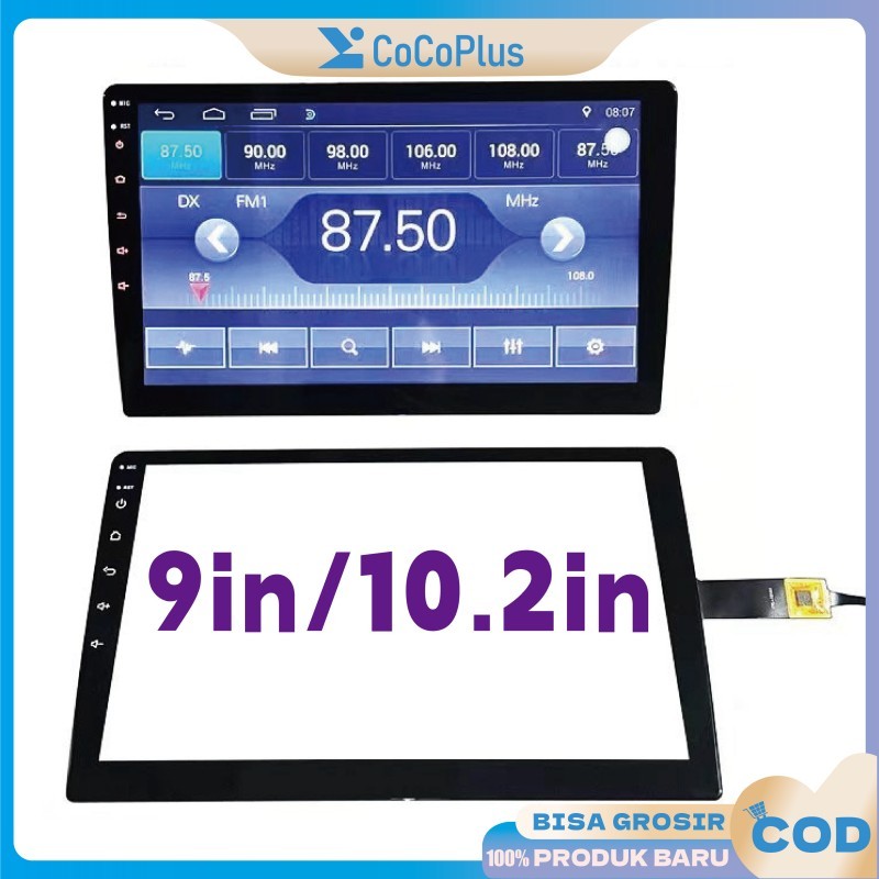 Layar Sentuh Android 9" 10.2" Universal Head Unit Touchscreen Untuk Mobil Pengganti LCD
