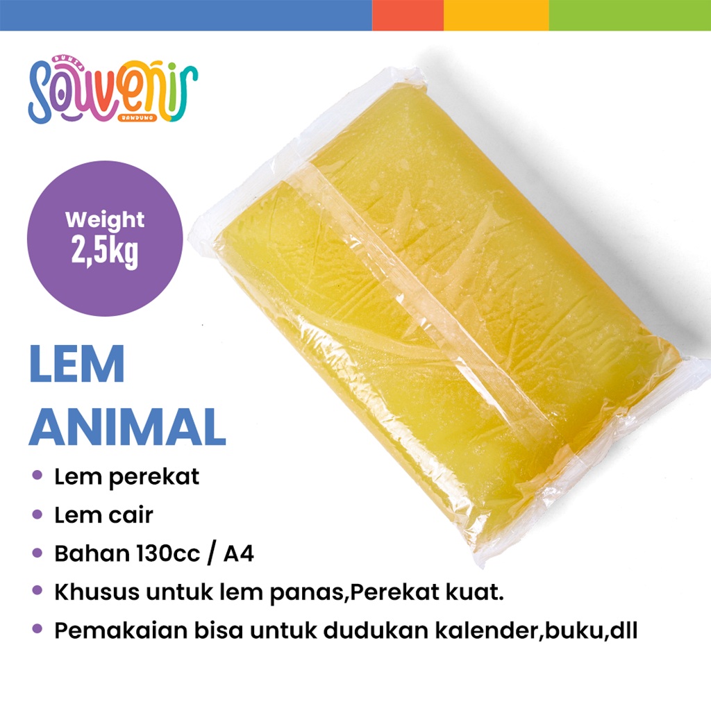 

LEM ANIMAL GLUE Jenang Enamel | Jelly Panas 2.5 kg Lem Perekat