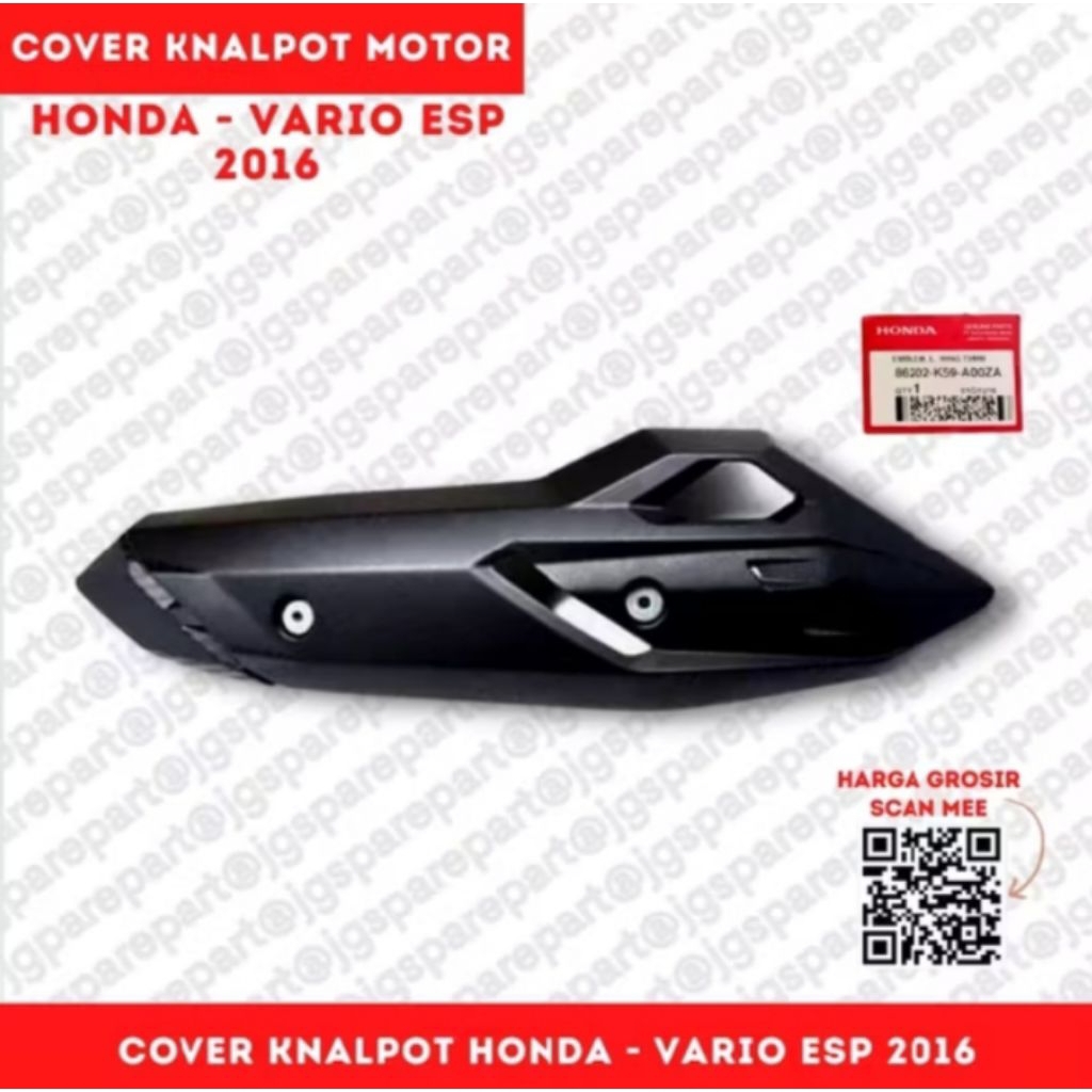 Cover tutup pelindung knalpot vario 125|Cover knalpot vario 150 led fi|Cover knalpot vario 125 old|T