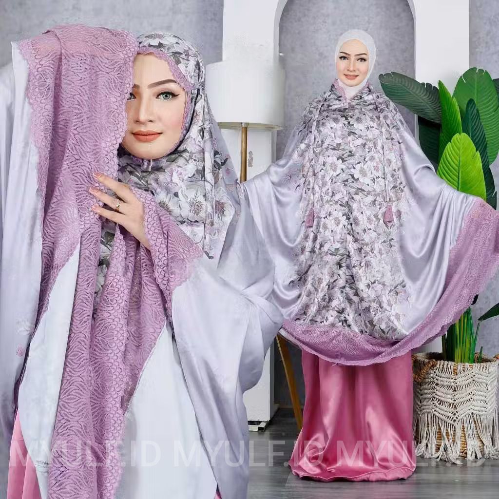 Mukenah Armani Silk Premium | Mukenah Makassar Murah | Mukenah Makassar | Mukenah Armani Silk | Myul