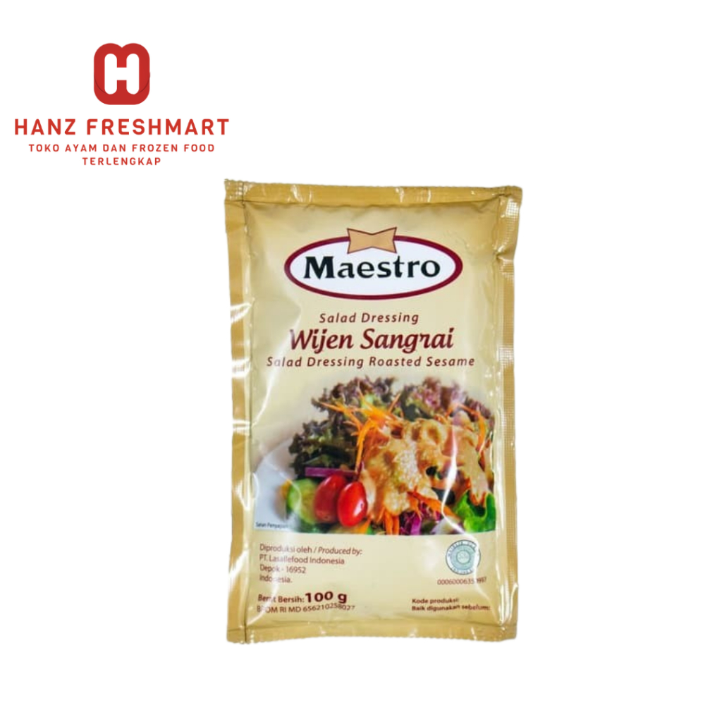 

Maestro Wijen Sangrai 100gr - Hanz Freshmart