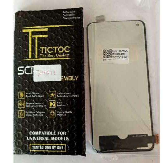 LCD+TS VIVO X50 BLACK TICTOC 6,56