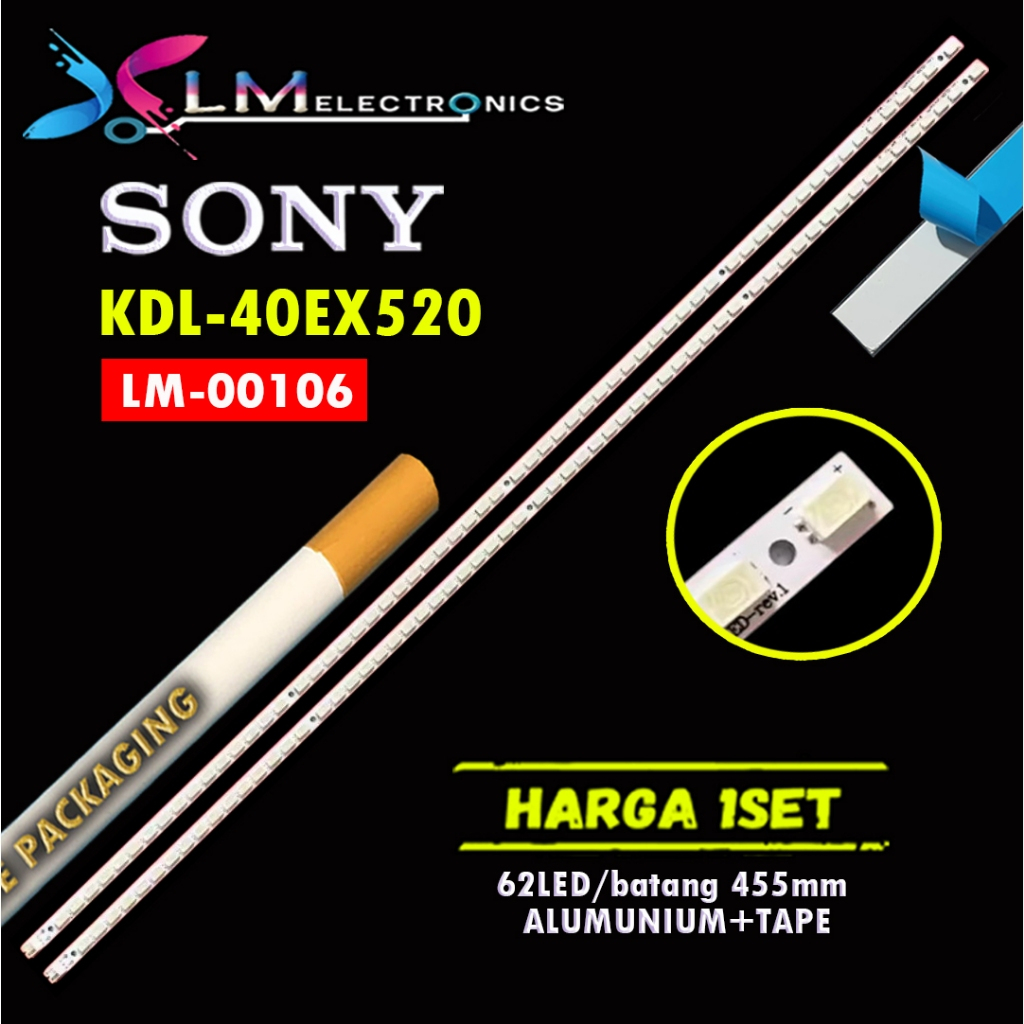 backlight tv sony kdl-40x520 kdl-40ex520a 40ex520a 40ex520