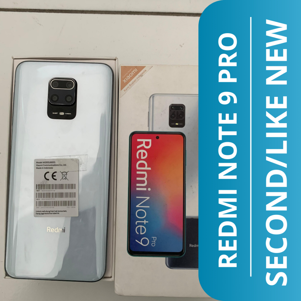 HP SECOND REDMI NOTE 9 PRO 8+3/128GB / REDMI NOTE 9 PRO HP SECOND