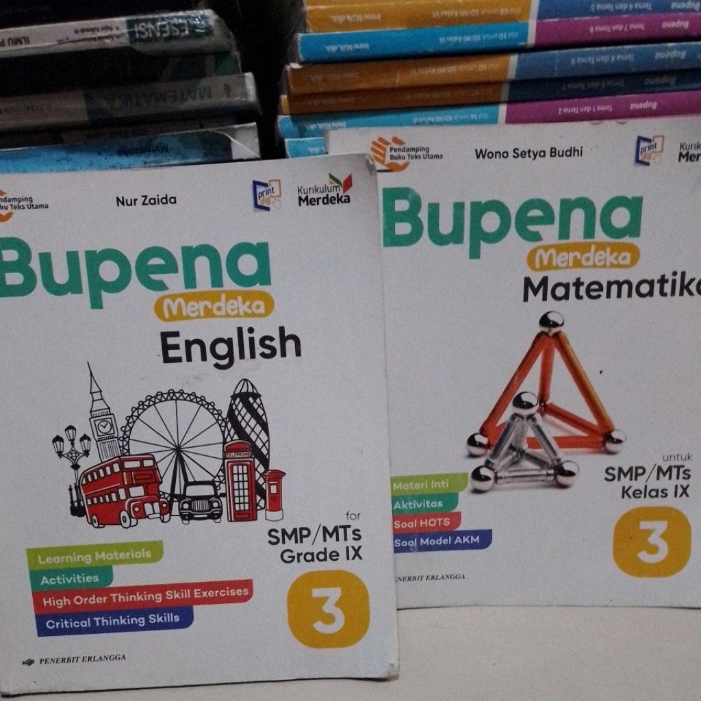 BUPENA MERDEKA MATEMATIKA  SMP KELAS 9 / BUPENA MERDEKA ENGLISH SMP KELAS 9