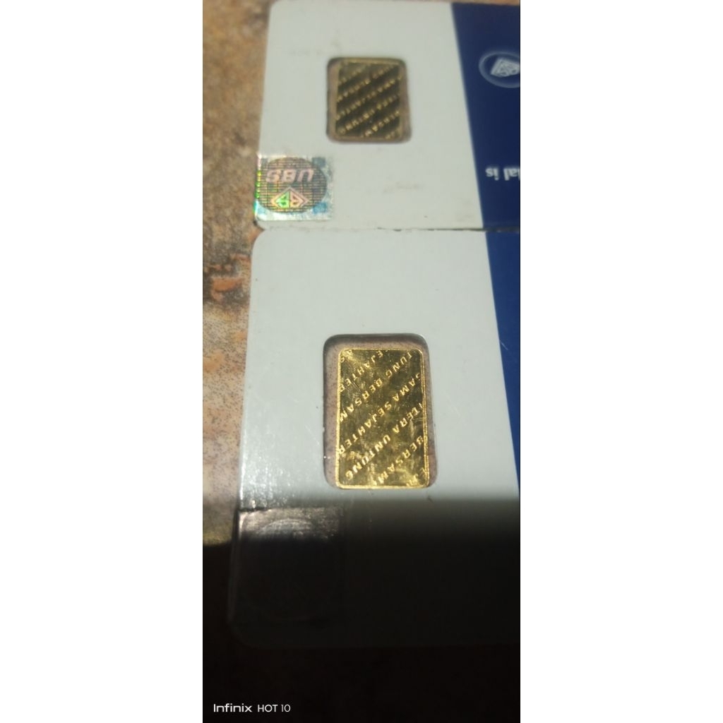 logam mulia emas batangan 1 gram 1grm
