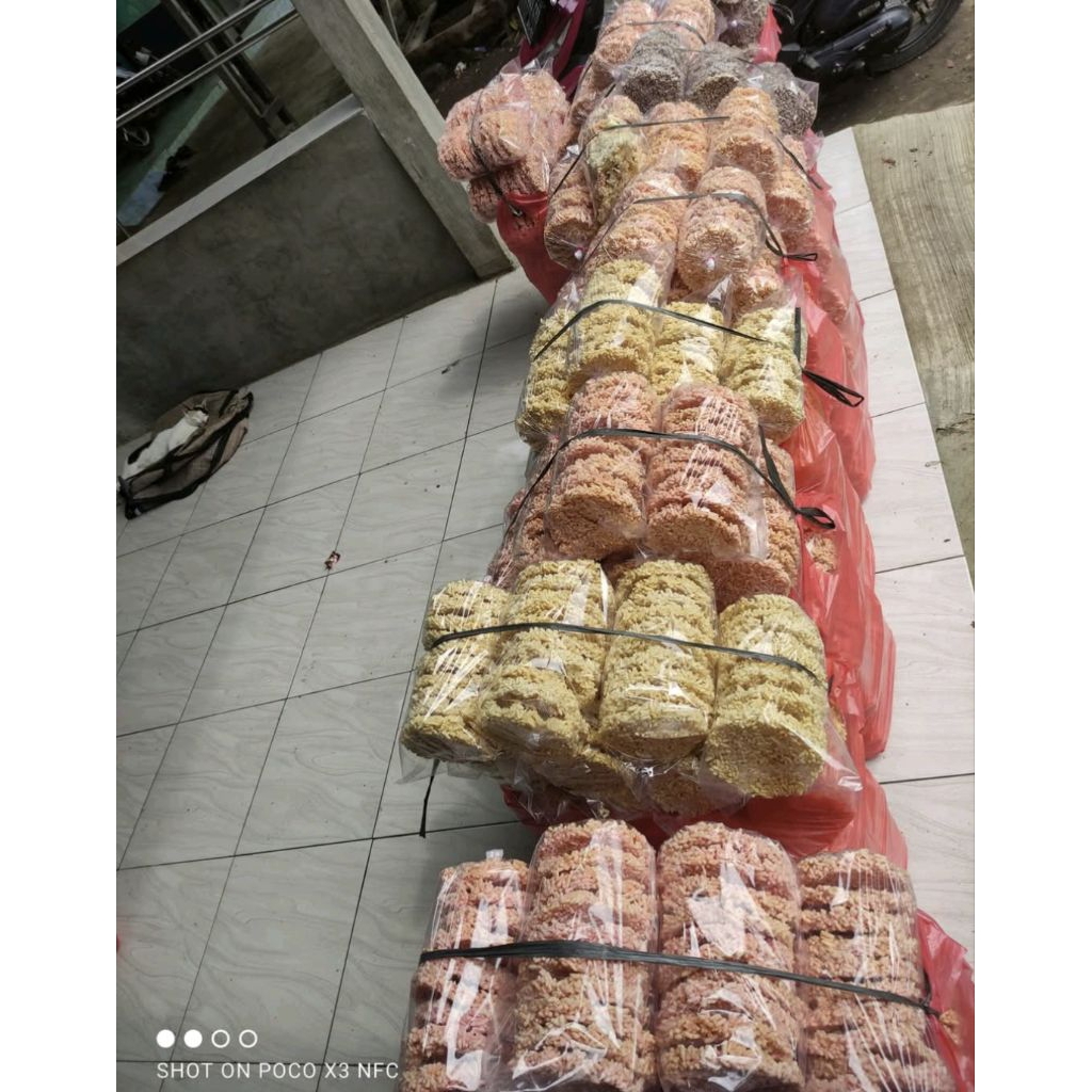 Rengginang gurih dan manis