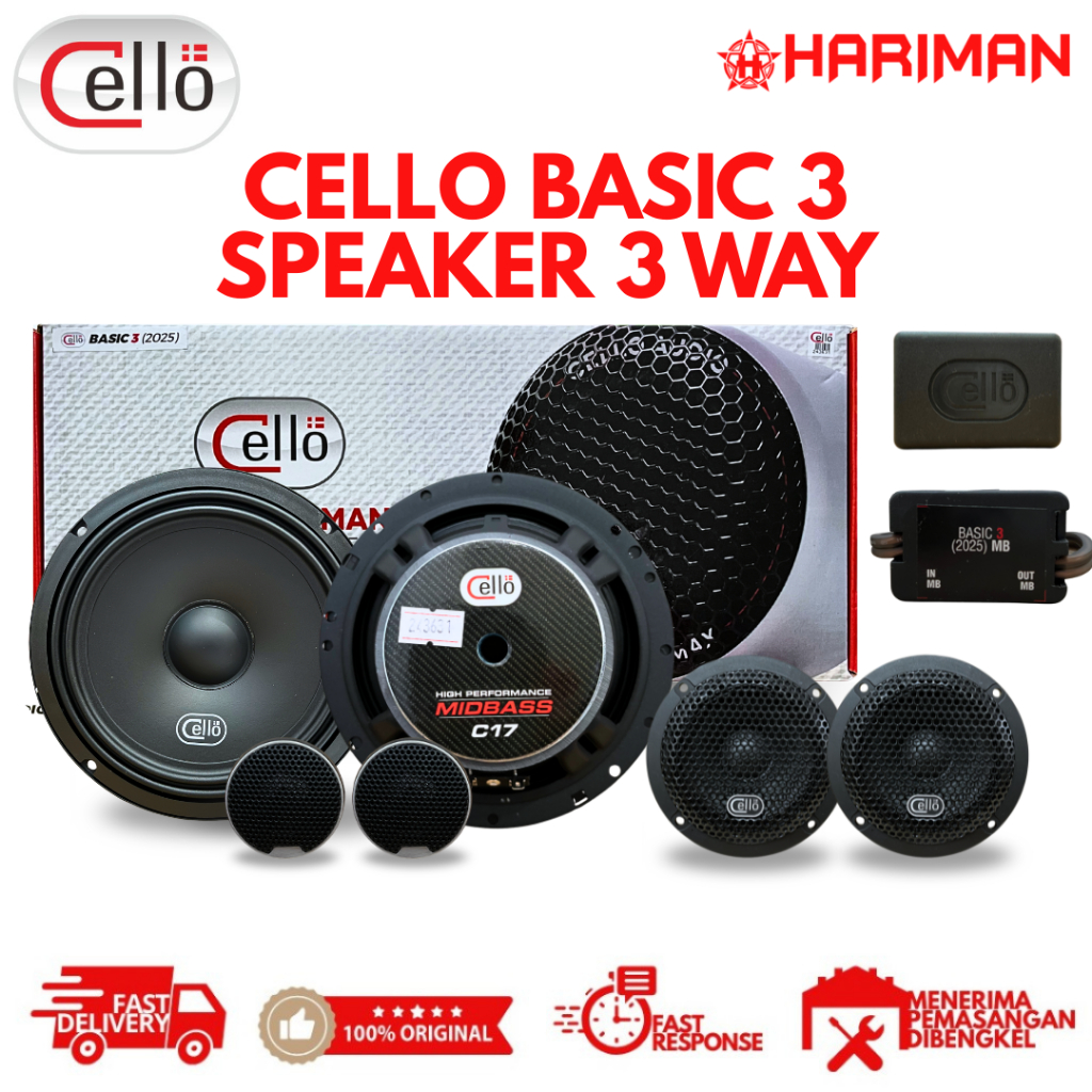 SPEAKER 3 WAY CELLO BASIC 3