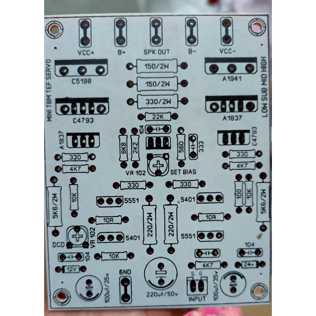 Jtterang Pcb Tbm Mini Amplifier