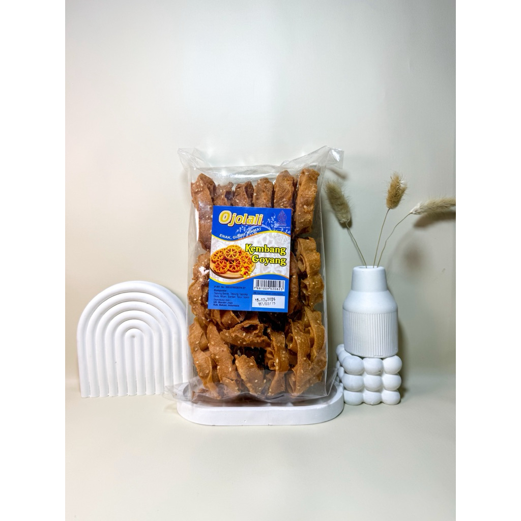 

Kembang Goyang Ojolali / Makanan Ringan / Teman Ngopi / Snack / Cemilan / Tradisional / Jadul / Oleh-oleh Bekasi / Enak / Manis / Gruih / Lezat / Bergizi