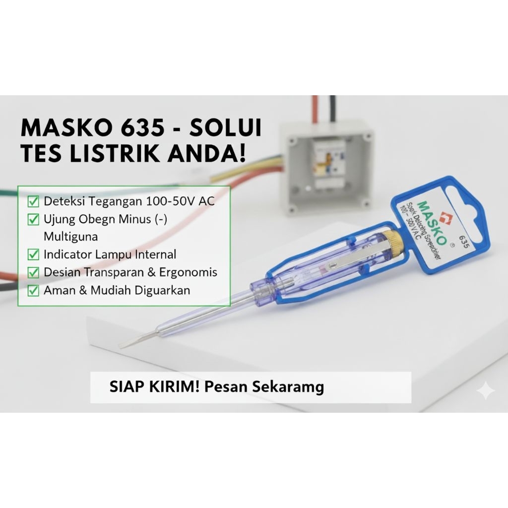 Tespen Masko, alat tes listrik