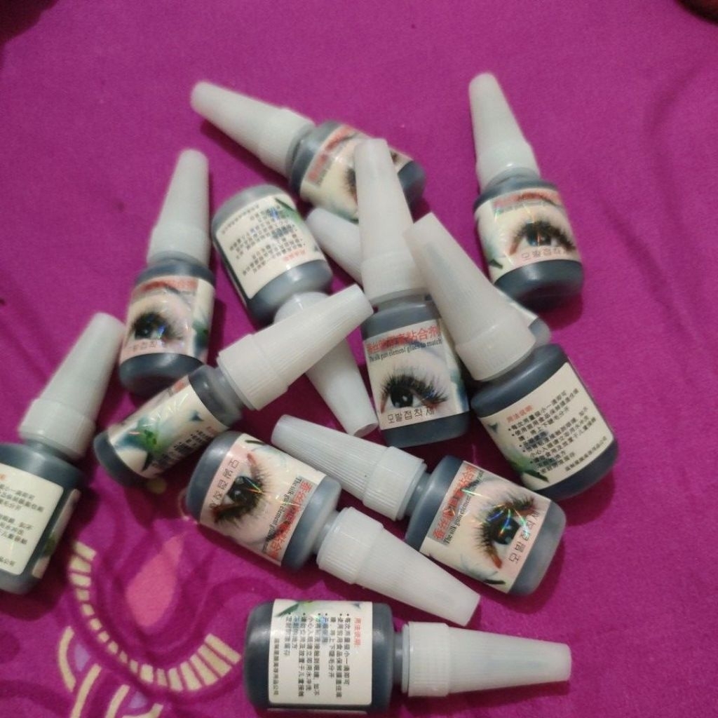 lem eyelash extension star silk  lem mata