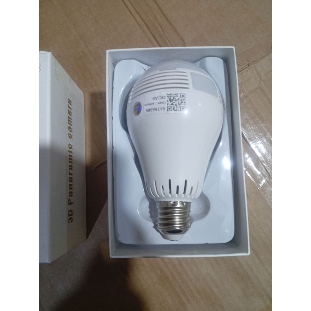 CCTV WIFI PTZ MiNi Bohlam Bulb camera FULL HD BISA KOMUNIKASI 2 ARAH AUTO TRACKING