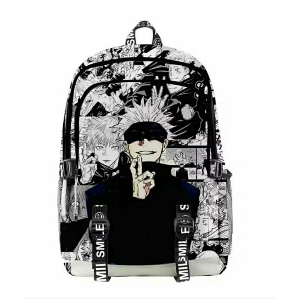 Tas Ransel Sekolah Anime Anak Laki-laki SD SMP SMU Backpack Sekolah