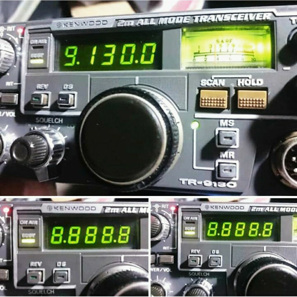 Display Frekuensi Kenwood TR 9130, TR 9030