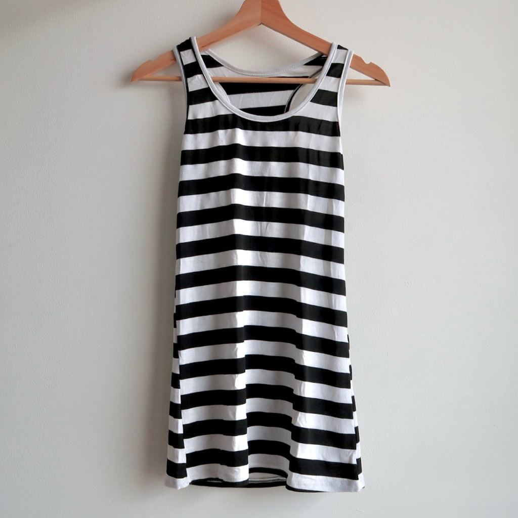 Stripe Mini Dress Tanktop