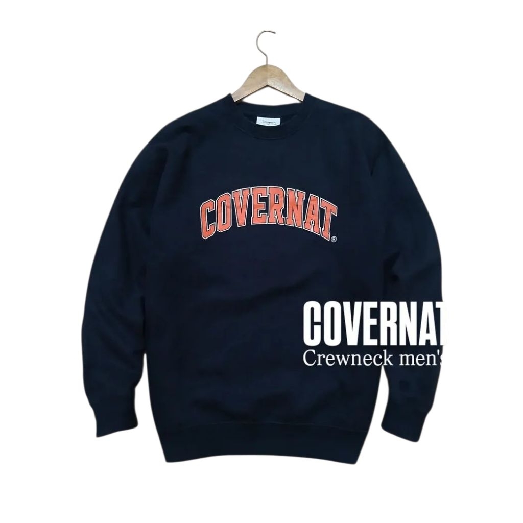Crewneck keren COVERNAT tebal berat second murah
