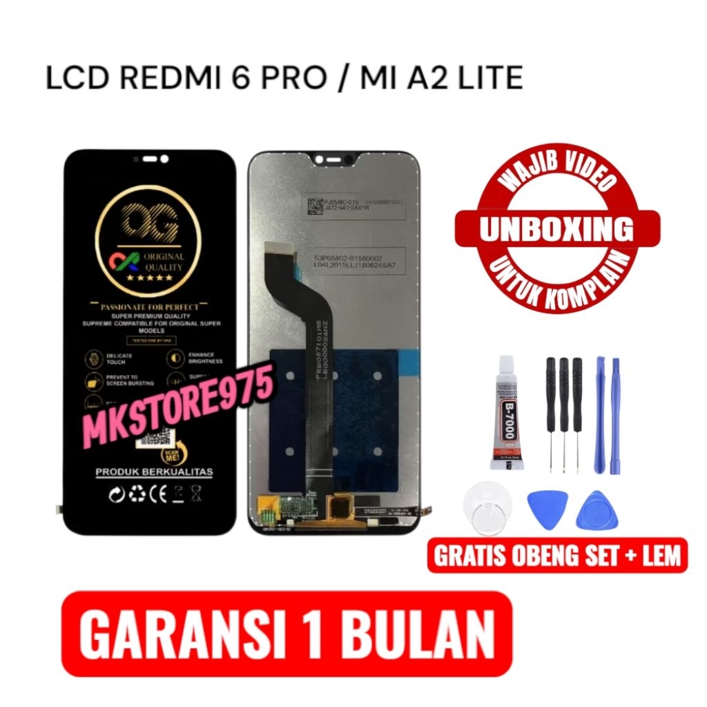 LCD Xiaomi Redmi 6 pro / Mi A2 Lite LCD + Touchscreen