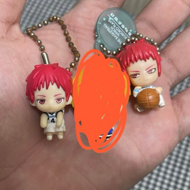 Gachapon kuroko akashi 2pcs pesanan