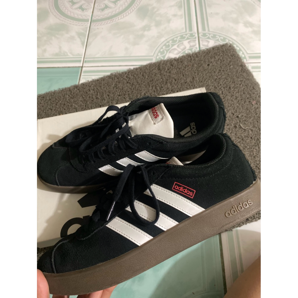 prelov original adidas VL Court 2.0 Shoes Black, ukuran 39