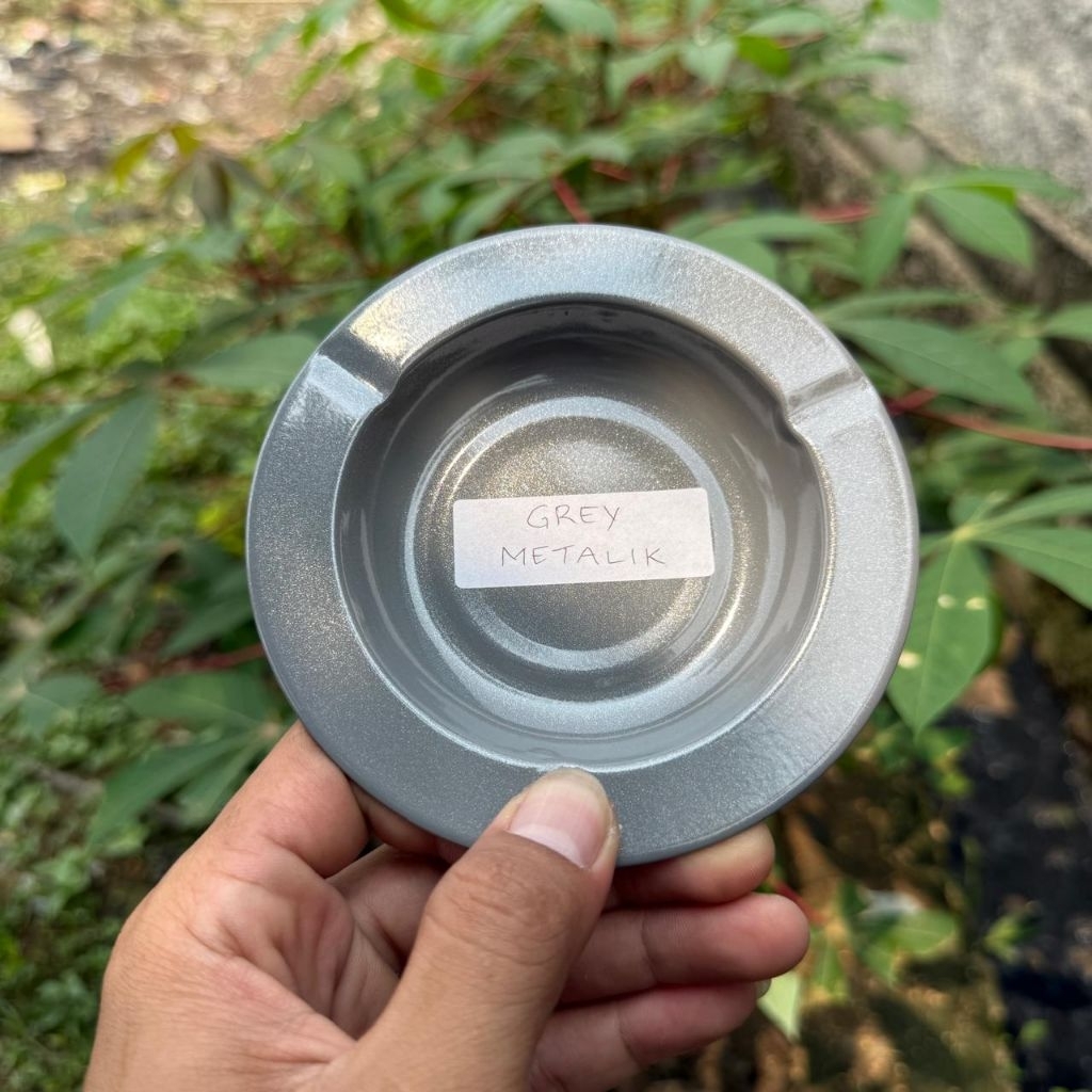 Cat Powder Coating Grey Metalic