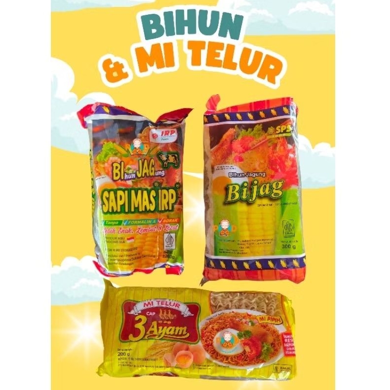 

MI TELOR BIHUN JAGUNG BIJAG