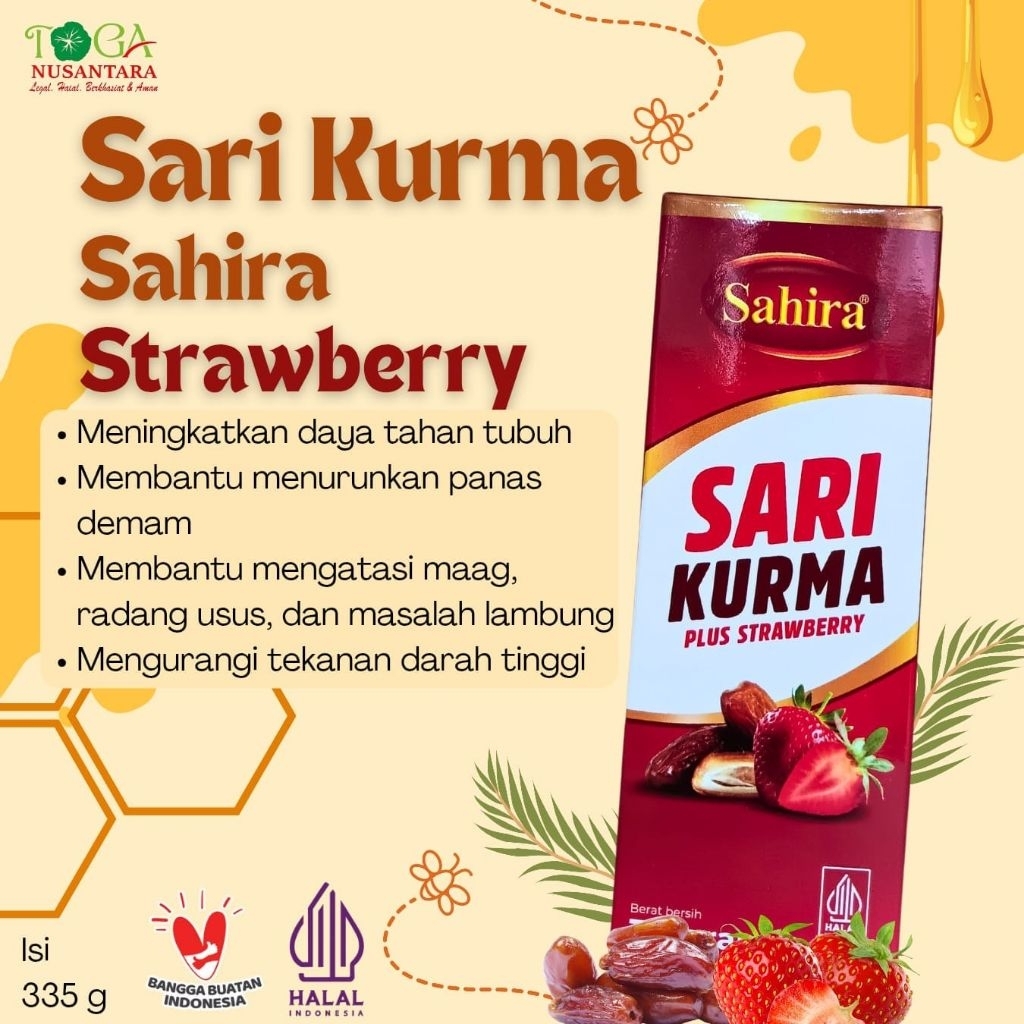 

Sari Kurma Plus Stroberi 335gr