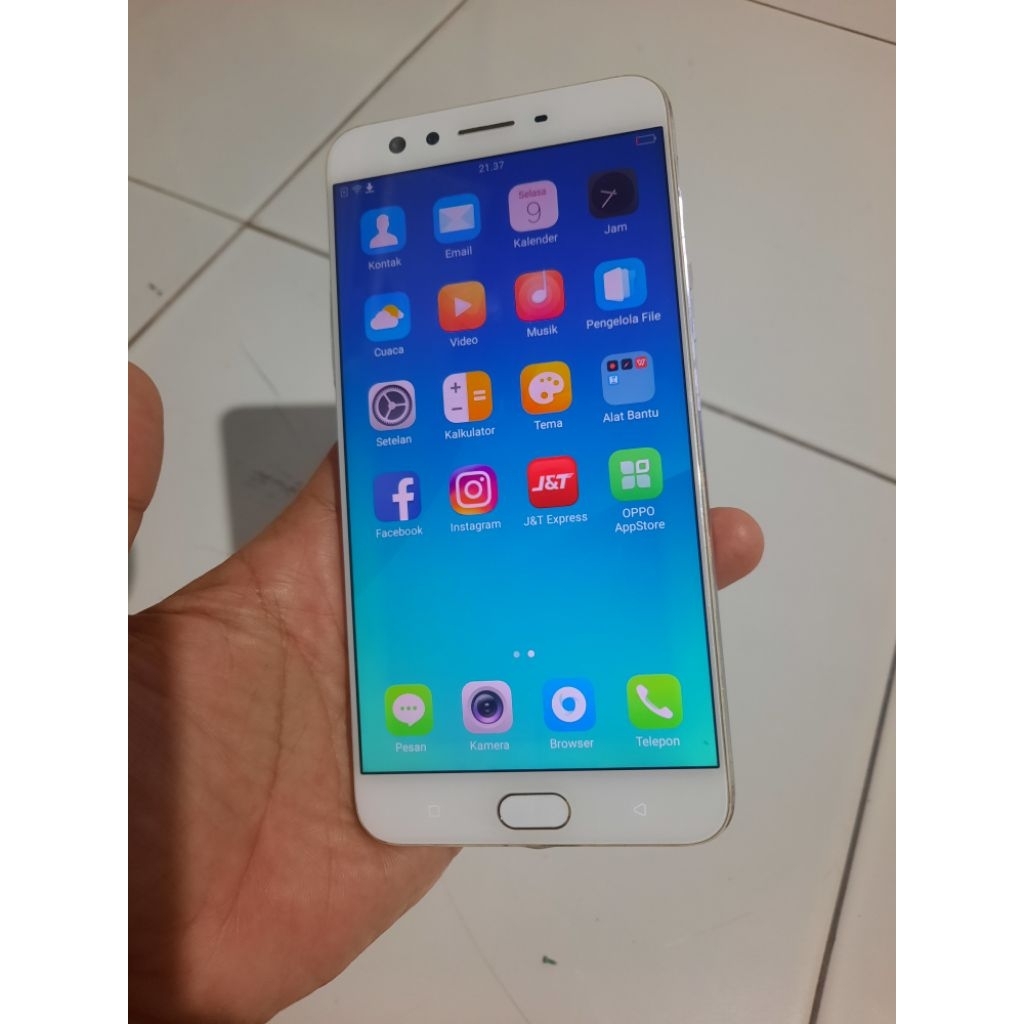 lcd oppo f3 plus ori copotan