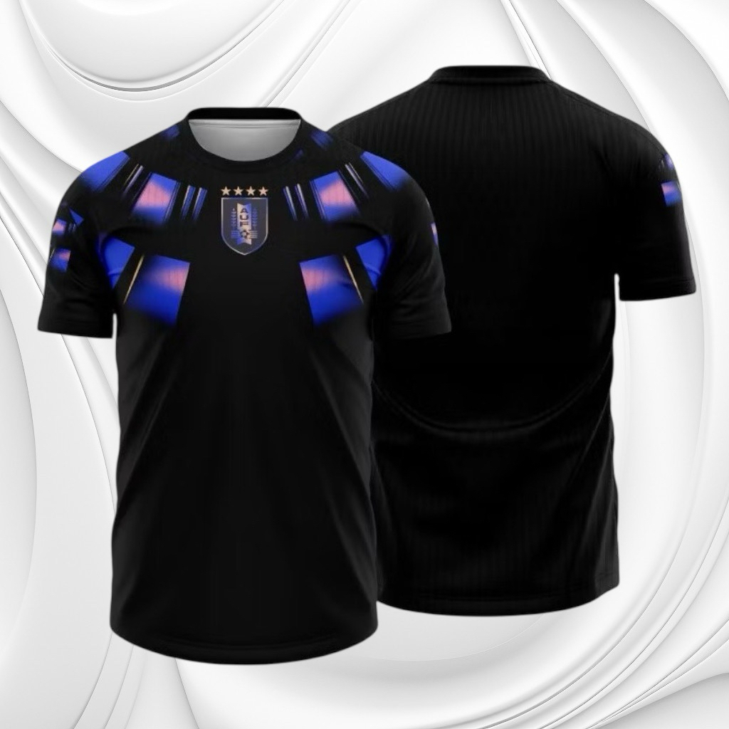 jersey uruguay away black panther 2025