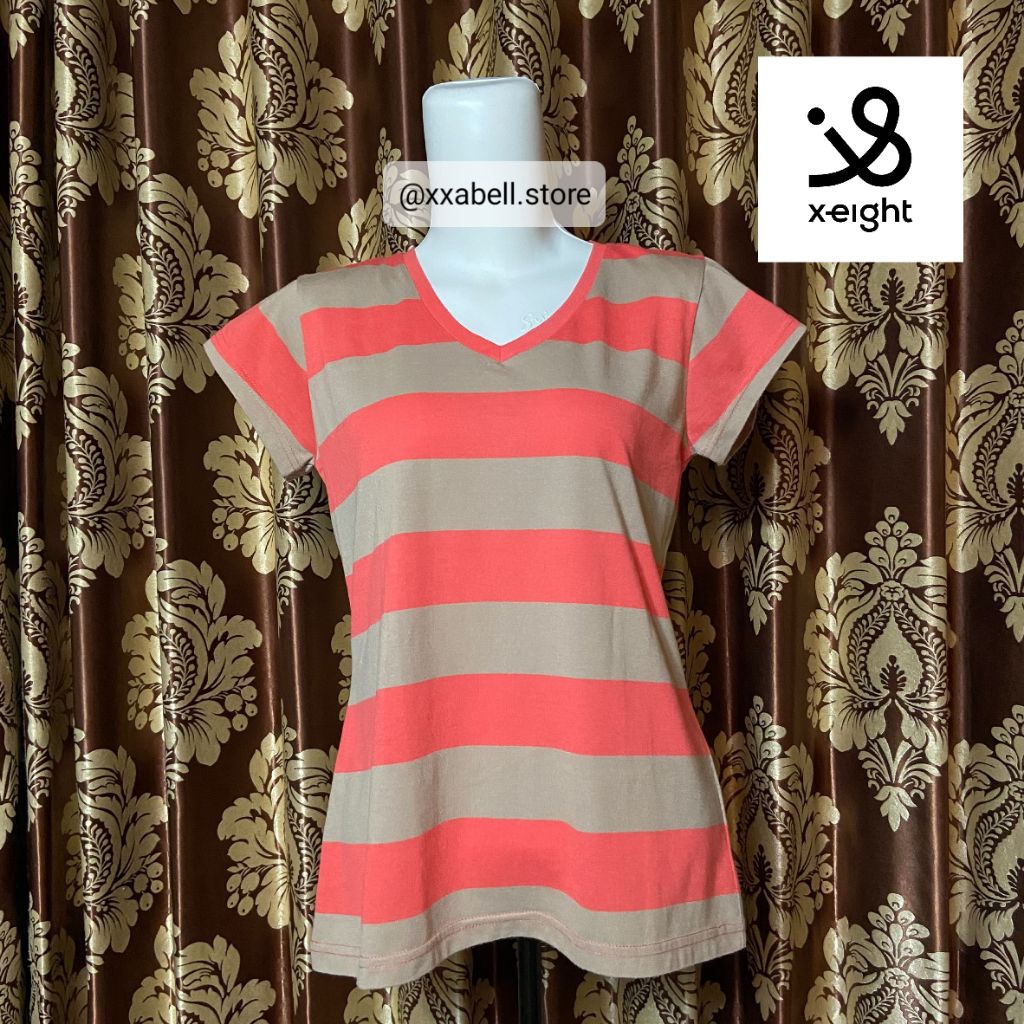 preloved like new baju atasan kaos cewek brand x-eight
