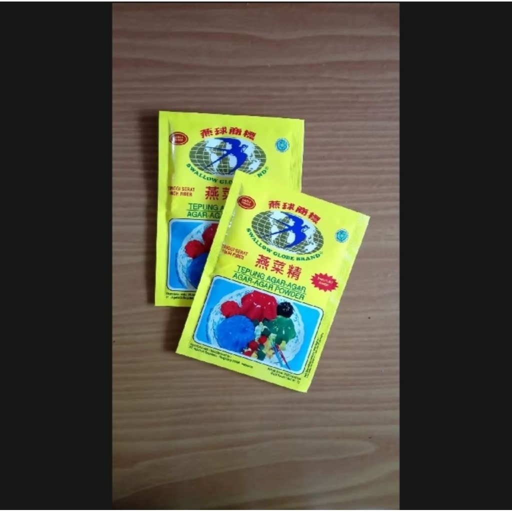 

swallow globe agar white,red,green 7gr