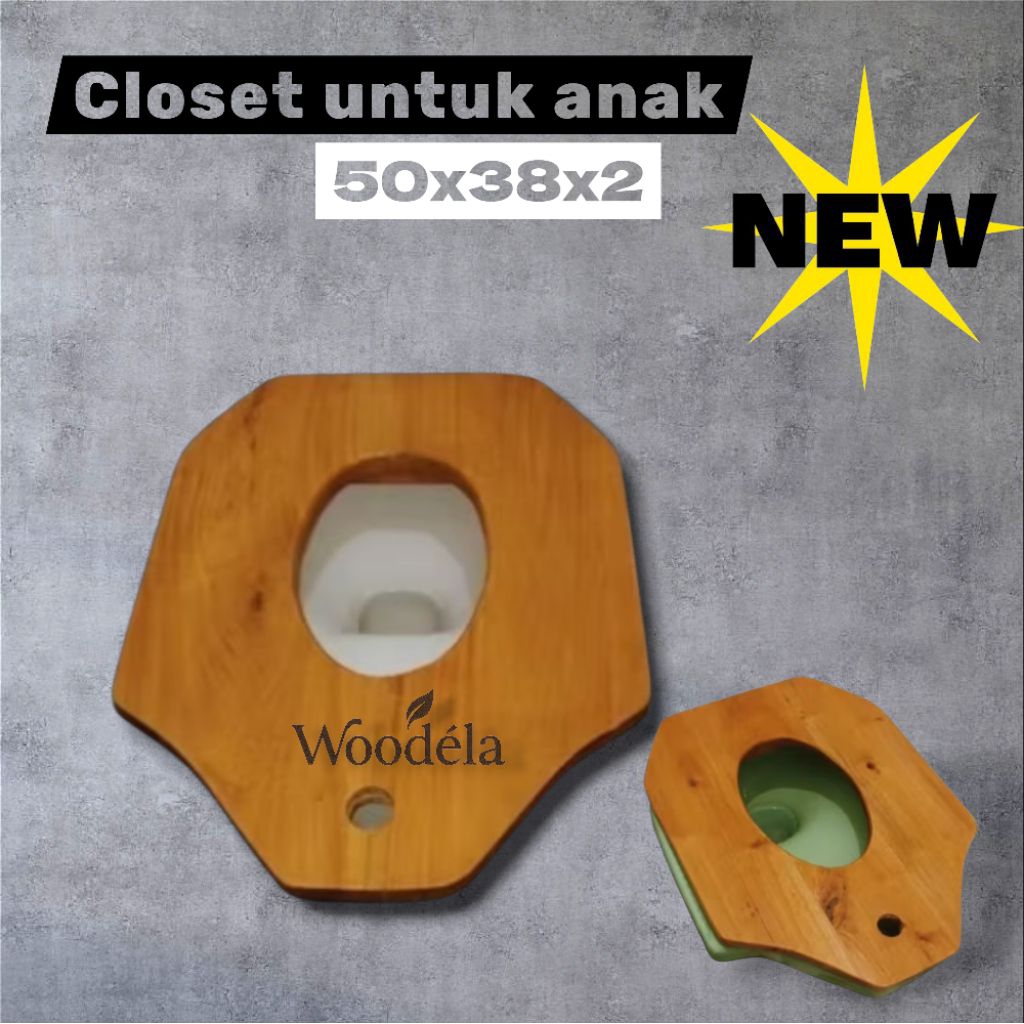 Kursi toilet anak kursi duduk kayu