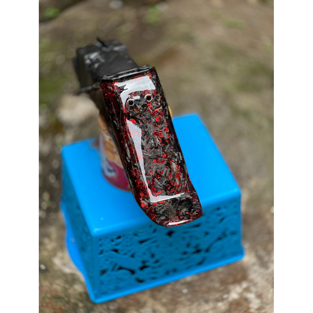 spakbor belakang fiz r carbon forged merah