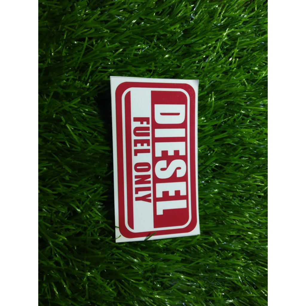 

stiker vinyl doesel fuel