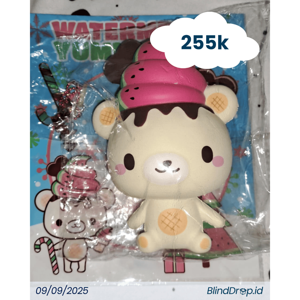 Preloved Squishy Yumiibear Watermelon