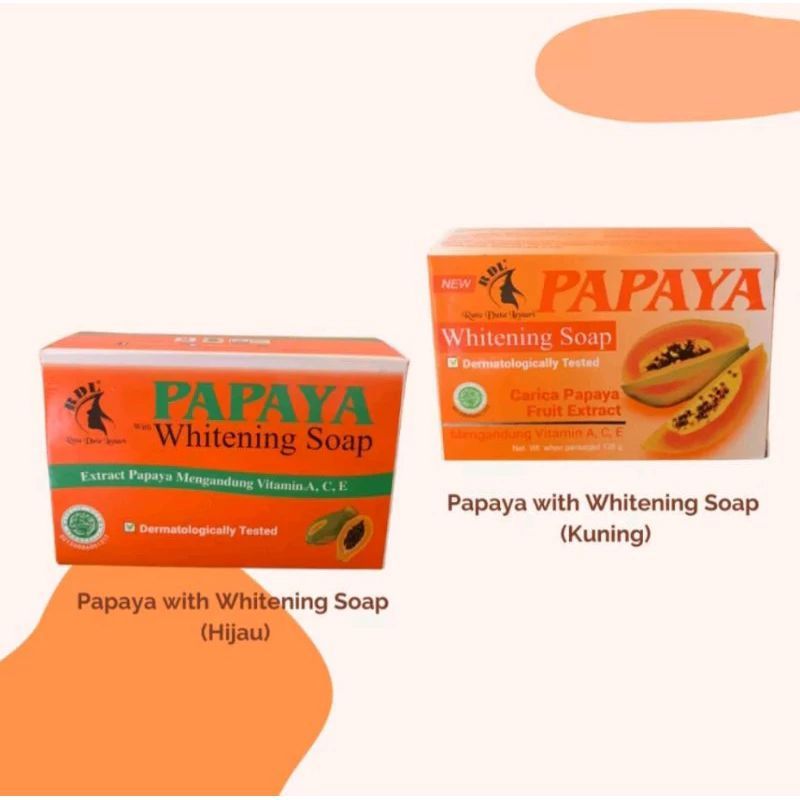 RDL Sabun Papaya Whitening BPOM || Sari Cosmetics Sabun Papaya RDL Original 135gr