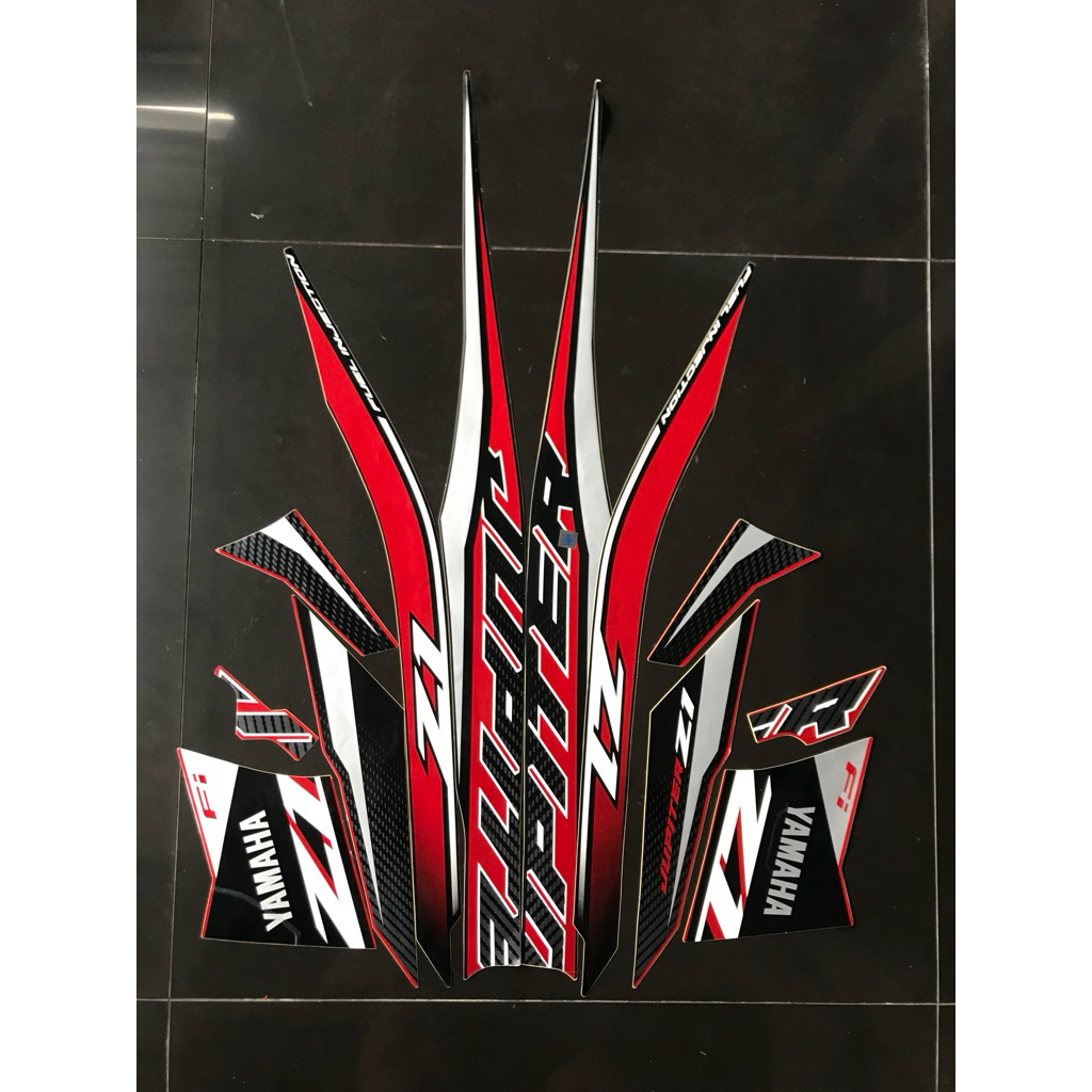 STRIPING STIKER JUPITER Z1 2021 2022 HITAM MERAH