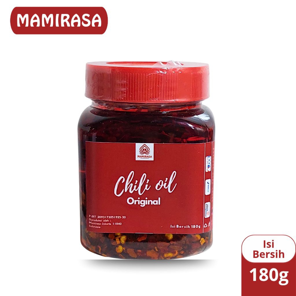 

Mamirasa Chili Oil Minyak Cabai Original (Aroma Bawang) 180g