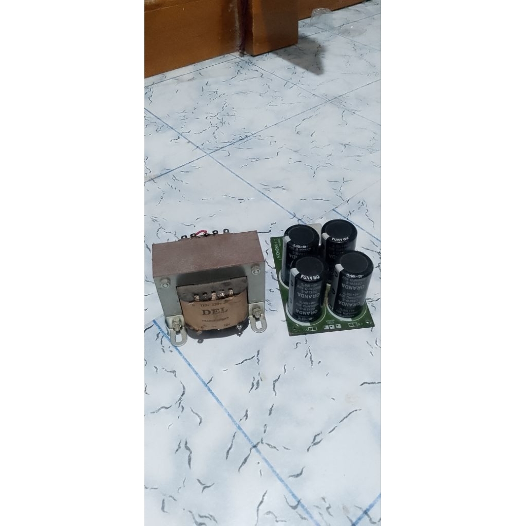 Travo 5 amper CT 32 besar + psu elco oranda 50 volt